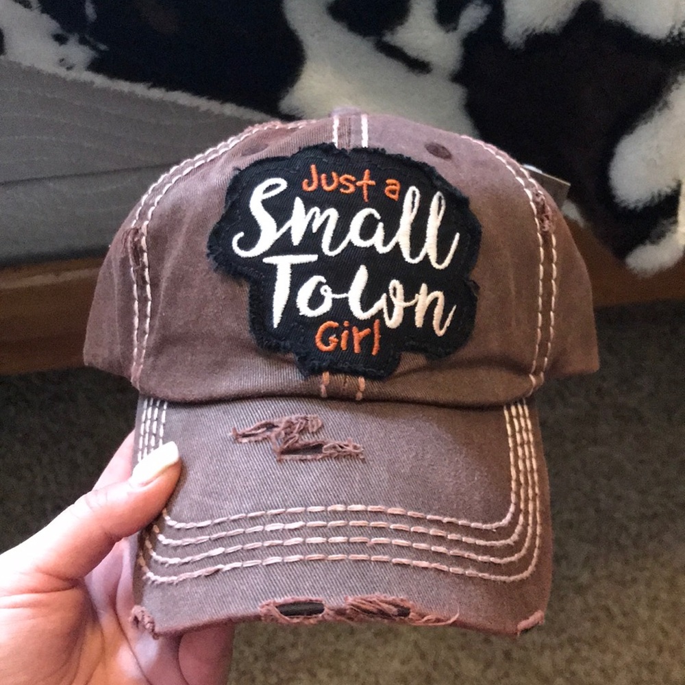 Just a small town girl cap